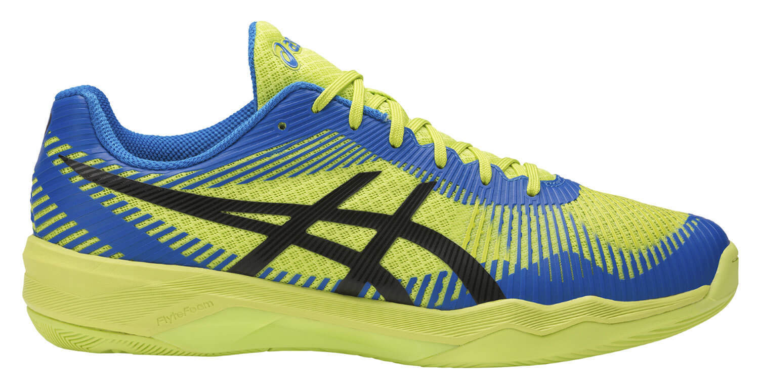 Asics Gel Volley Elite Ff мужские волейбольные кроссовки синие-желтые