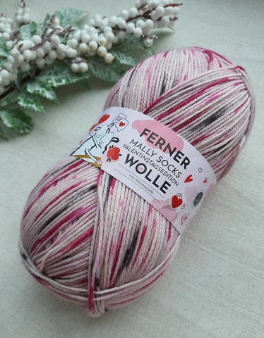 Ferner Wolle Mally Socks Valentinstagsedition 14