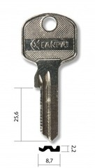 Заготовка английского ключа 10375 BAI-1D BAI1 BSI1 SAT3 КНР