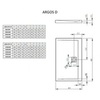Radaway Agros D 4AD915-01 Душевой поддон 150х90 см