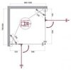 BelBagno Kraft KRAFT-AH-22-100/90-C-CR-R Душевой уголок, 100x90, цвет: хром
