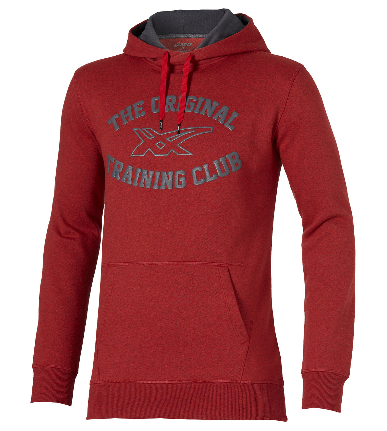 Толстовка мужская Asics Graphic Hoodie красная - 3