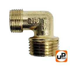 Фитинг-уголок UNITED PARTS для компрессора, резьба внешняя  3/8