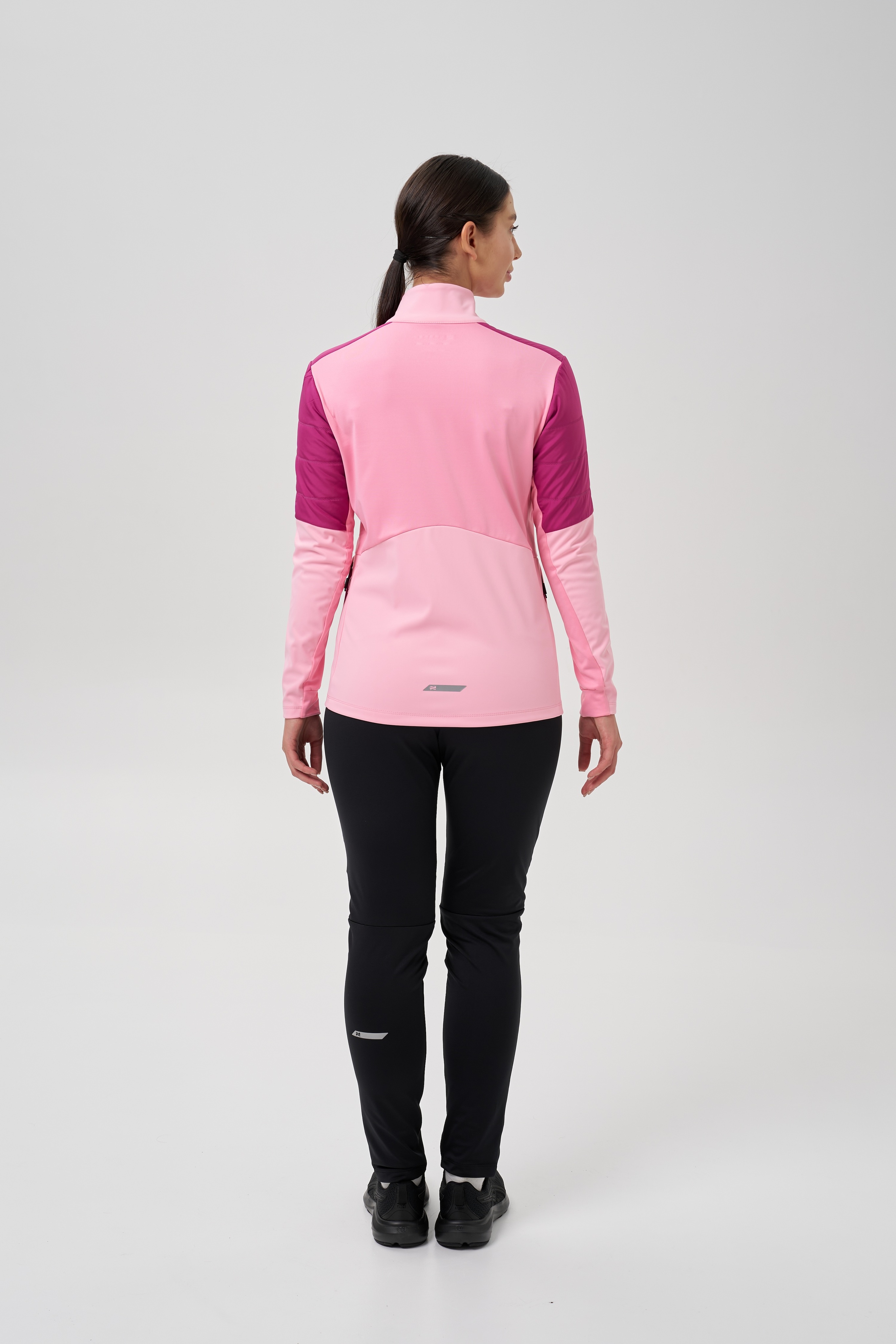 Женский костюм для лыж и бега зимой Nordski Hybrid Pro 2.0 candy pink-fuchsia - 2