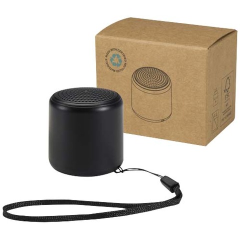 Беспроводной динамик Bluetooth® Velkis из переработанной пластмассы мощностью 3 Вт