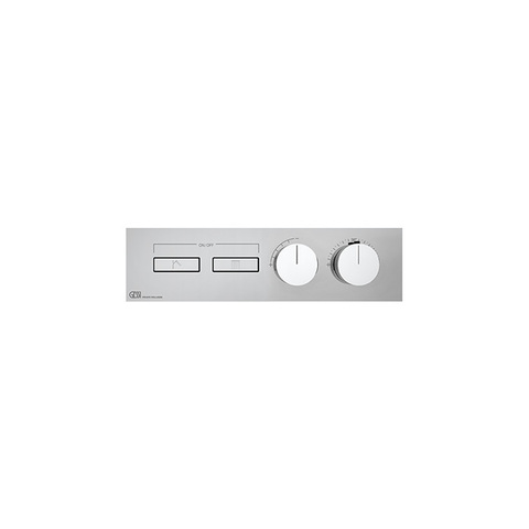 Gessi Hi-Fi 63012#031 Термостат для душа, с включением до 2 источников одновременно (внешняя часть), цвет: хром