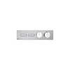 Gessi Hi-Fi 63012#031 Термостат для душа, с включением до 2 источников одновременно (внешняя часть), цвет: хром