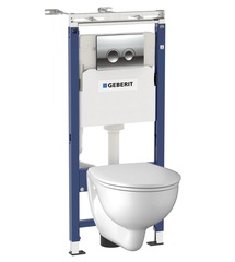 Geberit Delta Kolo 458.122.NE.1 Инсталляция с унитазом фото