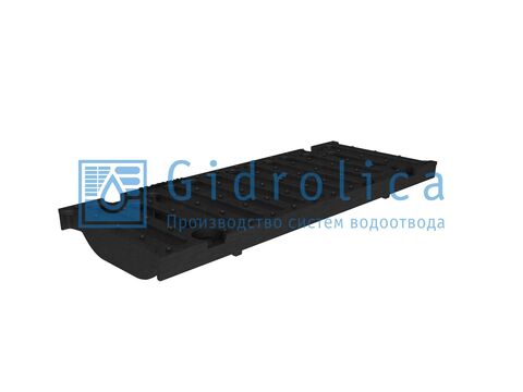 Решётка водоприёмная чугунная щелевая РВЧЩ - RU22005 - 15 (F900) - 50х19,7х2,5 - 1,8/17