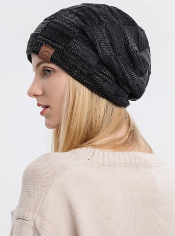 Картинка шапка-бини Skully Wear ZZM-998 5(graphite) - 8