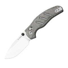 Фото Складной нож Kizer C01C 2.9 CD, сталь ELMAX, рукоять микарта, серый