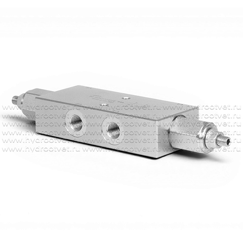 Фото VBCD-G1/4-DE-A - Подпорно-тормозной сдвоенный клапан трубный G1/4