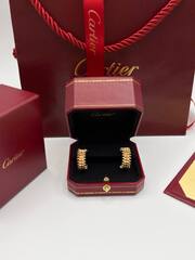 Серьги Конго CARTIER CLASH два ряда двигающихся шипов VGOLD без вставок