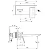 Ideal Standard Conca A7371A5 Встраиваемый смеситель для раковины