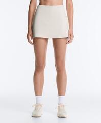 Oysho Юбка Comfortlux из вязаного материала, светлый экрю