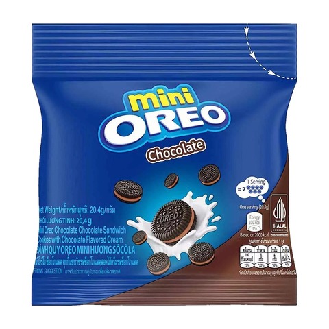 Печенье OREO Mini с шоколадным кремом, 20,4 г (Индонезия)