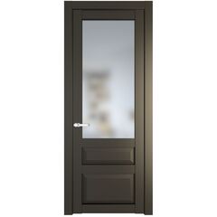 Межкомнатная дверь эмаль Profil Doors 2.5.3PD перламутр бронза остеклённая