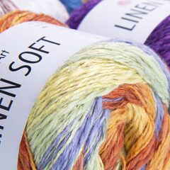 LINEN SOFT YarnArt (30% лён, 36% вискоза, 34% хлопок, 100 гр/272 м)