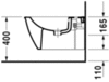 Duravit Darling New 2249150000 Биде подвесное