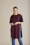 Футболка для беременных 09774 вишня