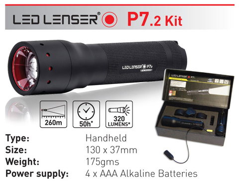 Фонарь светодиодный Led Lenser P7.2N (1200)