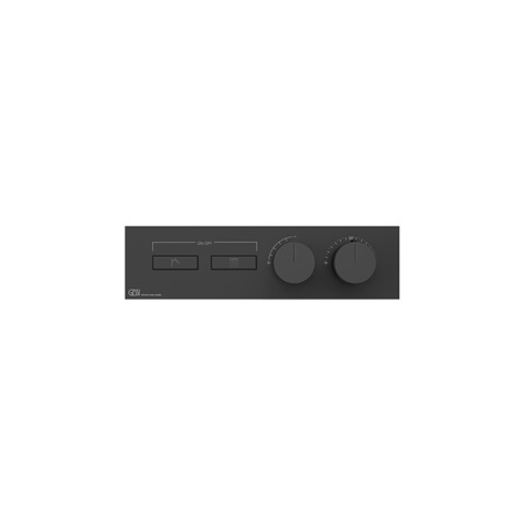 Gessi Hi-Fi 63012#299 Термостат для душа, с включением до 2 источников одновременно (внешняя часть), цвет: Black XL