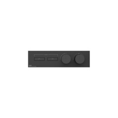 Gessi Hi-Fi 63012#299 Термостат для душа, с включением до 2 источников одновременно (внешняя часть), цвет: Black XL фото