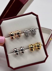 Серьги- пусеты Пантеры by CARTIER white/yellow VGOLD
