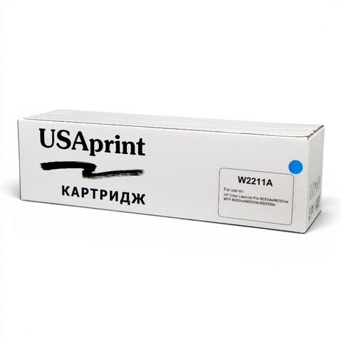 Картридж лазерный цветной USAprint 207A W2211A голубой (cyan), до 1250 стр. - купить в компании MAKtorg