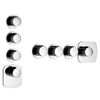 Gessi 43105#031 Внутренняя часть встраиваемого термостатического смесителя с 3мя независимыми выходами