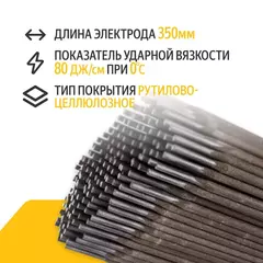 Электрод ОК 46.00 d 4,0*450 мм (универсал.) ESAB-СВЭЛ/упаковка 6,6 кг