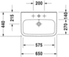 Duravit DuraStyle 2319650000 Раковина