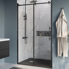 BelBagno Marino MARINO-BF-1-120-C-NERO Душевая дверь, цвет: чёрный фото