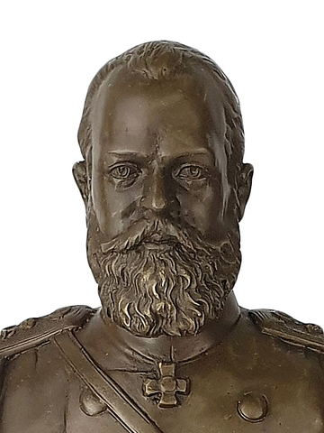 Бюст из бронзы Александр III