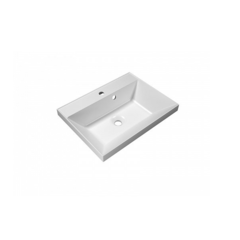 BelBagno Marino BB650/450-LV-MR-PR Раковина из искусственного мрамора, 65x45, цвет: белый фото