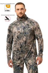 Летний лонгслив для города, охоты, рыбалки, туризма Remington Foliage Anti-mosquito Figure на remingtonn.ru