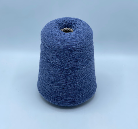 Cariaggi, Cashmere, 2/28 1400м, 100%Кашемир, Синий меланж, 41526