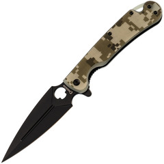Фото Складной нож Daggerr Arrow Camo DLC, сталь D2, рукоять G10
