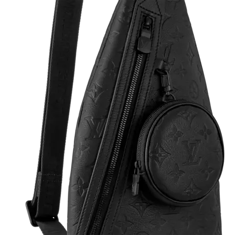 Сумка-слинг Louis Vuitton Duo кожа Monogram Shadow