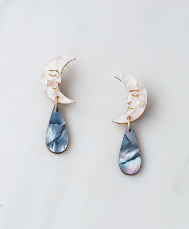 Серьги Moon Drop Studs