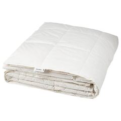 Евро одеяло IKEA FJALLARNIKA (ФЬЕЛЛАРНИКА), Стеганое, Всесезонное, Белый, 220x240 см
