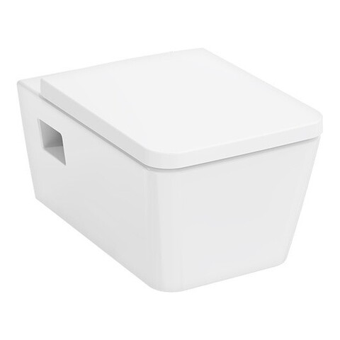 Hansgrohe EluPura Original Q 60208450 Унитаз подвесной 540х360, безободковый, с сиденьем, белый