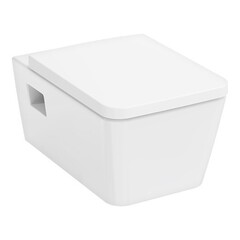 Hansgrohe EluPura Original Q 60208450 Унитаз подвесной 540х360, безободковый, с сиденьем, белый фото