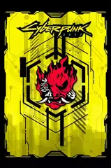 Металлический пин "Cyberpunk 2077: Demon"