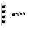 Gessi 43105#031 Внутренняя часть встраиваемого термостатического смесителя с 3мя независимыми выходами