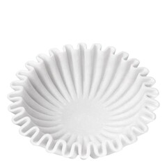 ЧАША ДЕКОРАТИВНАЯ JACKSON ROUND, белый мрамор