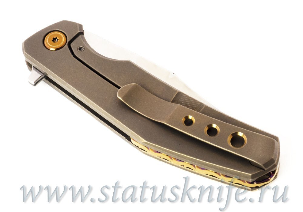 Нож TFK Stone Project M Laminate Mammoth Titanium Bronze
