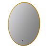 Art&Max AM-SAN-770-DS-F-GOLD Зеркало с подсветкой, цвет: золото