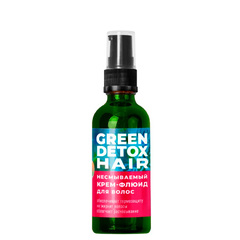 Несмываемый крем-флюид для волос с комплексом черноморских водорослей Green Detox ТМ Мануфактура Дом Природы