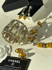 Колье цепочка с подвесками лимонами CHANEL